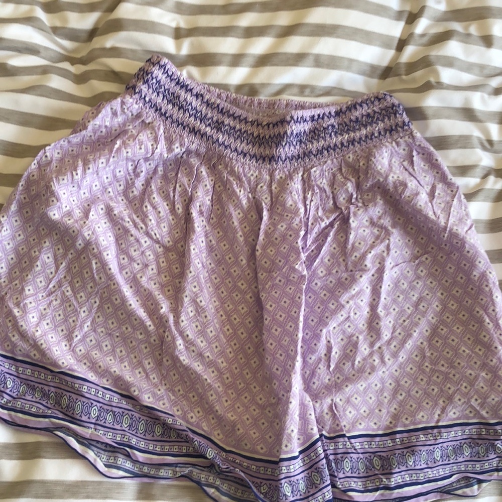 Purple patterned skirt - Picture 1 of 4
